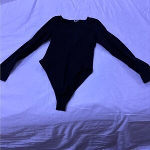 TikTok Women’s Black Long Sleeve One Piece Bodysuit